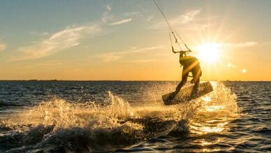 Sürmene'de Kitesurf