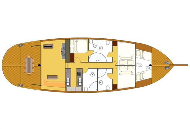 Gulet 3 Kabin Bodrum 19-3 K - Görsel 3