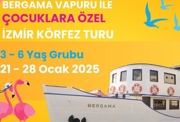 Tarihi Bergama Vapuru ile Çocuklara Özel Körfez Turu